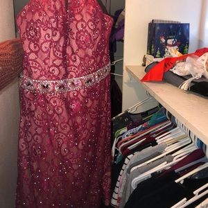 Red homecoming dress